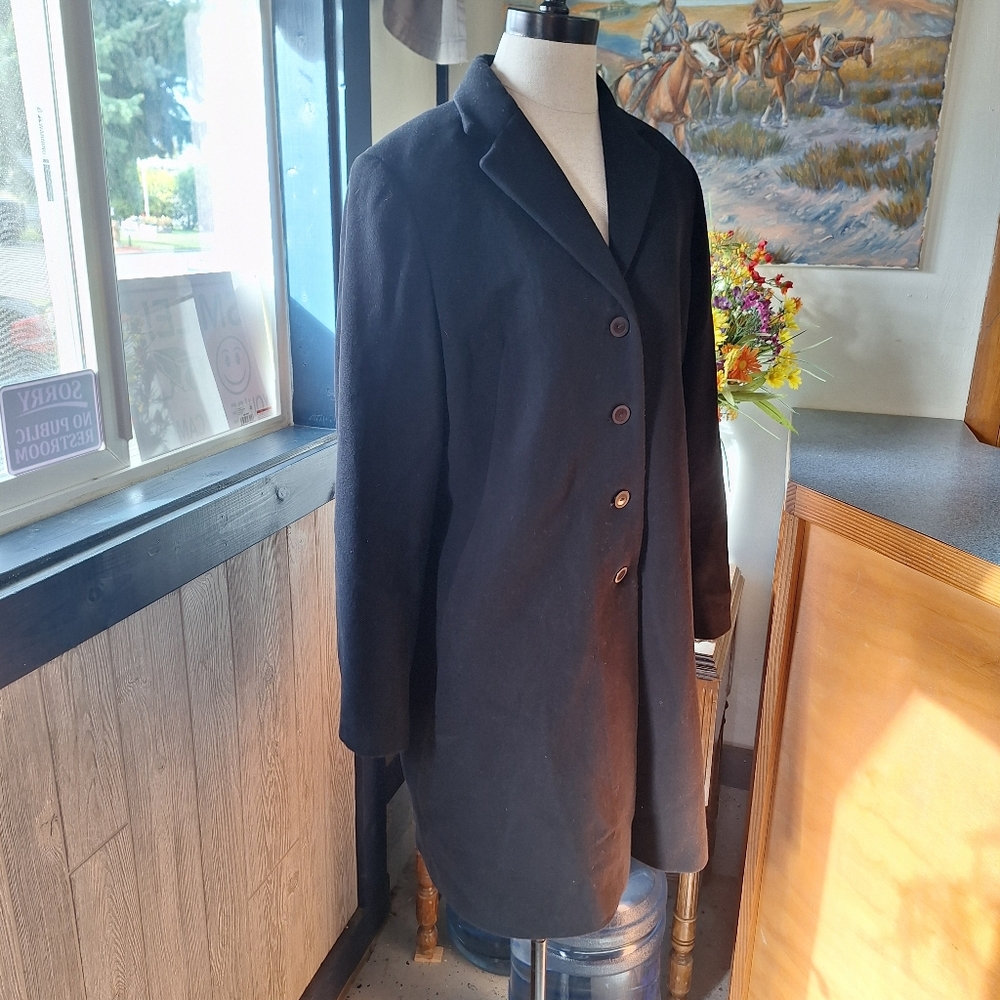 Tribal Wool & Cashmere Blend long Coat, Size 12 Tall, Style #10390 91 1